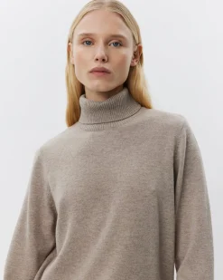 NELLSW SWEATER - Brown melange