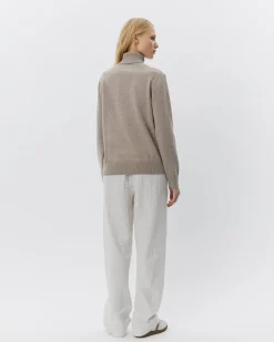 NELLSW SWEATER - Brown melange