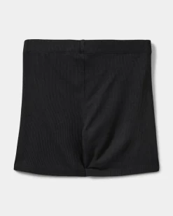 NEVASY RIB SHORTS - Black