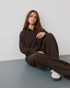 NEYASY SHIRT - Brown Fudge