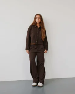 NEYASY SHIRT - Brown Fudge