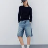 NicoletteSW Shorts - Light denim blue
