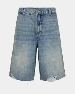 NicoletteSW Shorts - Light denim blue