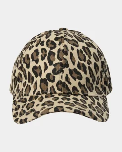NOVASY CAP - Light brown leopard