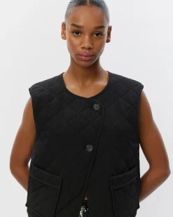 OLGASW VEST - Black