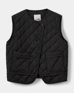 OLGASW VEST - Black