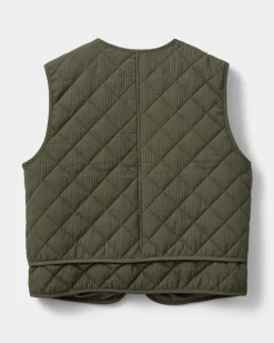 OLGASW VEST - Dark green