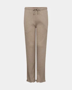 OLLASY TROUSERS - Brown melange