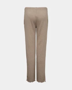 OLLASY TROUSERS - Brown melange