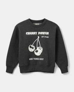 PARISY SWEATSHIRT - Dark grey melange