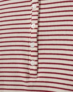 PAXSW T-SHIRT LONG SLEEVE - Red Striped