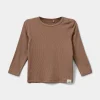 PETRICIASB T-SHIRT LONG SLEEVE - Dark Sand