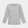 PETRICIASK T-SHIRT LONG SLEEVE - Grey mel