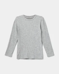 PETRICIASK T-SHIRT LONG SLEEVE - Grey mel
