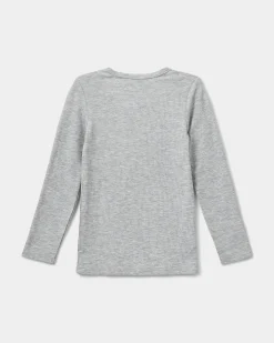 PETRICIASK T-SHIRT LONG SLEEVE - Grey mel