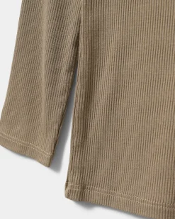 PETRICIASK T-SHIRT LONG SLEEVE - Dark Sand