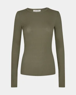 PETRICIASW T-SHIRT LONG SLEEVE - Army Green