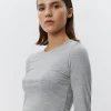 PETRICIASW T-SHIRT LONG SLEEVE - Grey mel