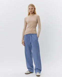 PETRICIASW T-SHIRT LONG SLEEVE - Beige