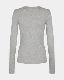 PETRICIASW T-SHIRT LONG SLEEVE - Grey mel