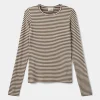 PETRICIASY T-SHIRT LONG SLEEVE - Army Stripe