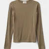 PETRICIASY T-SHIRT LONG SLEEVE - Army Green