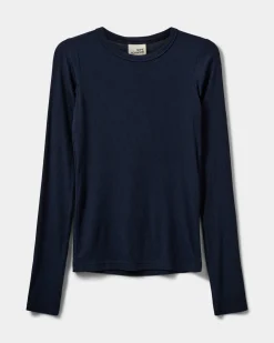 PETRICIASY T-SHIRT LONG SLEEVE - Navy Blue