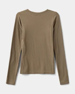 PETRICIASY T-SHIRT LONG SLEEVE - Army Green