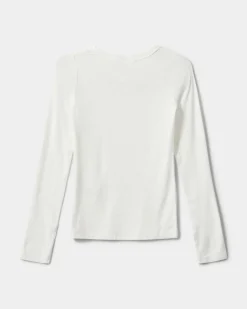 PETRICIASY T-SHIRT LONG SLEEVE - White