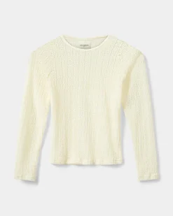 PETRISY T-SHIRT LONG SLEEVE - Off white