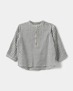 PRESTONSB SHIRT - Grey check