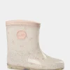 RylieSK Rubber boot - Off White with AOP