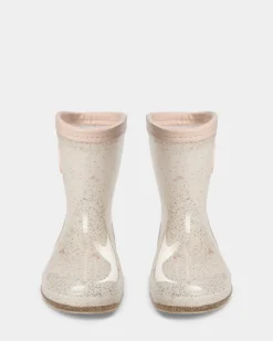 RylieSK Rubber boot - Off White with AOP
