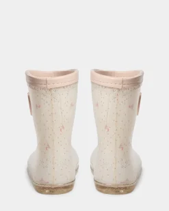 RylieSK Rubber boot - Off White with AOP