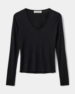 SALLYSW T-SHIRT LONG SLEEVE - Black