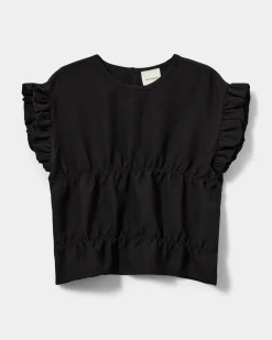 SAMILLASY TOP - Black