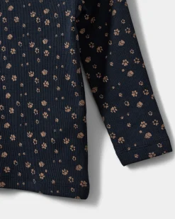 SEBASTIANSB T-SHIRT LONG SLEEVE - Dark Blue