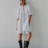 SIBBASW DRESS - Snow white