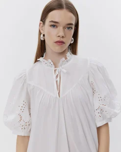 SIBBASW DRESS - Snow white