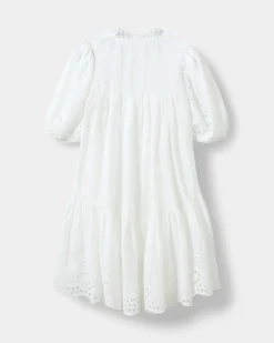 SIBBASW DRESS - Snow white