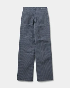 SIENNASW TROUSER - Navy Striped