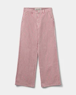 SIENNASY TROUSERS - Red Striped