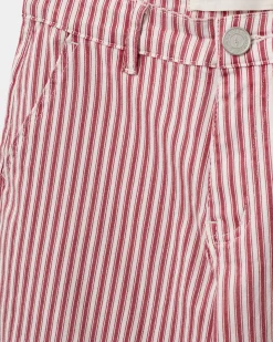 SIENNASY TROUSERS - Red Striped