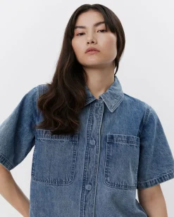 SILJASW SHIRT - Light denim blue