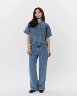 SILJASW SHIRT - Light denim blue