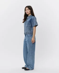 SILJASW SHIRT - Light denim blue