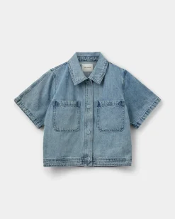 SILJASW SHIRT - Light denim blue
