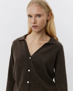 SKYLARSW CARDIGAN - Brown Fudge