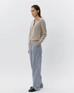 SKYLARSW CARDIGAN - Brown melange