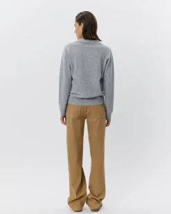 SKYLARSW CARDIGAN - Grey melange